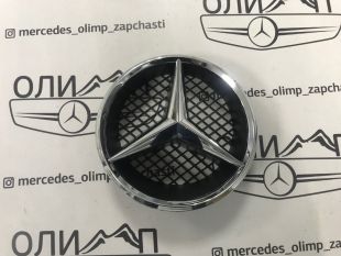 Эмблема решетки радиатора (стакан и звезда) на Mercedes w204 хром
